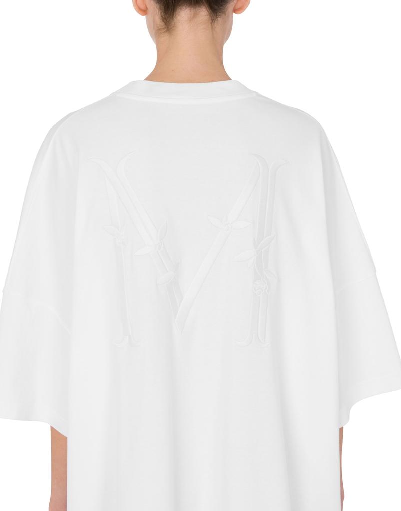 Moschino Cotton Interlock M Embroidery Dress