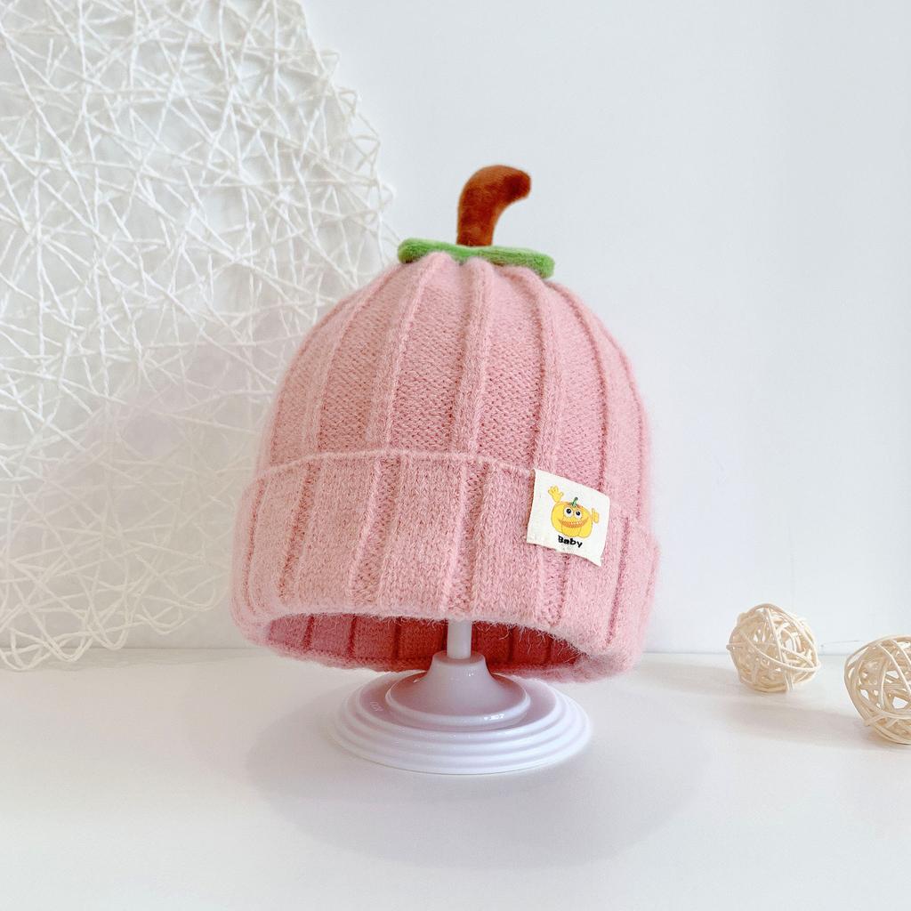 New autumn and winter children's hats cartoon bear plush hats men's and women's treasures outdoor windproof warm knitted hats