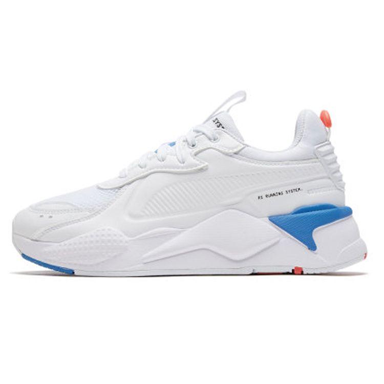 

Puma Rs-X Master Тканевая Спортивная Износостойкая Ретро Полувысокие Повседневные Кроссовки Унисекс Повседневная Обувь Белый Синий 371870-02 40