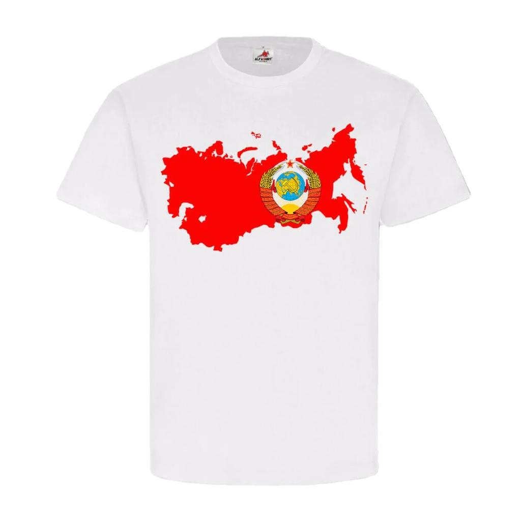 CCCP Russia Soviet Union Russia UdSSR SSSR Crest MapT Shirt