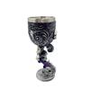 Skull goblet personality retro cocktail red wine glass resin wine glass goth movie peripheral cup