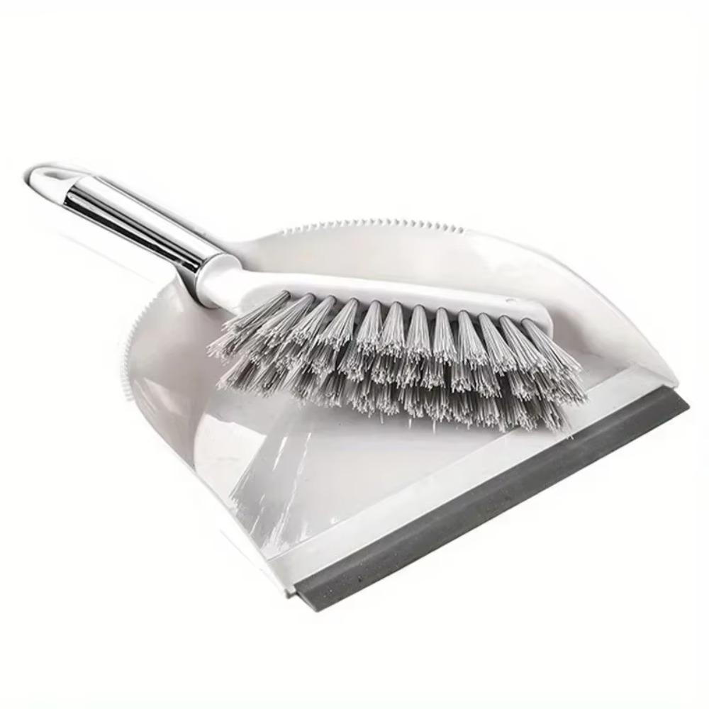 

Durable Shovel Brushes Wear Resistant Broom Dustpan New Desktop Broom Set Table Clean білий