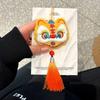 Year of Horse Lion Dance Tassels Pendant Chinese Style New Year Zodiac Plush Doll  Car Interior