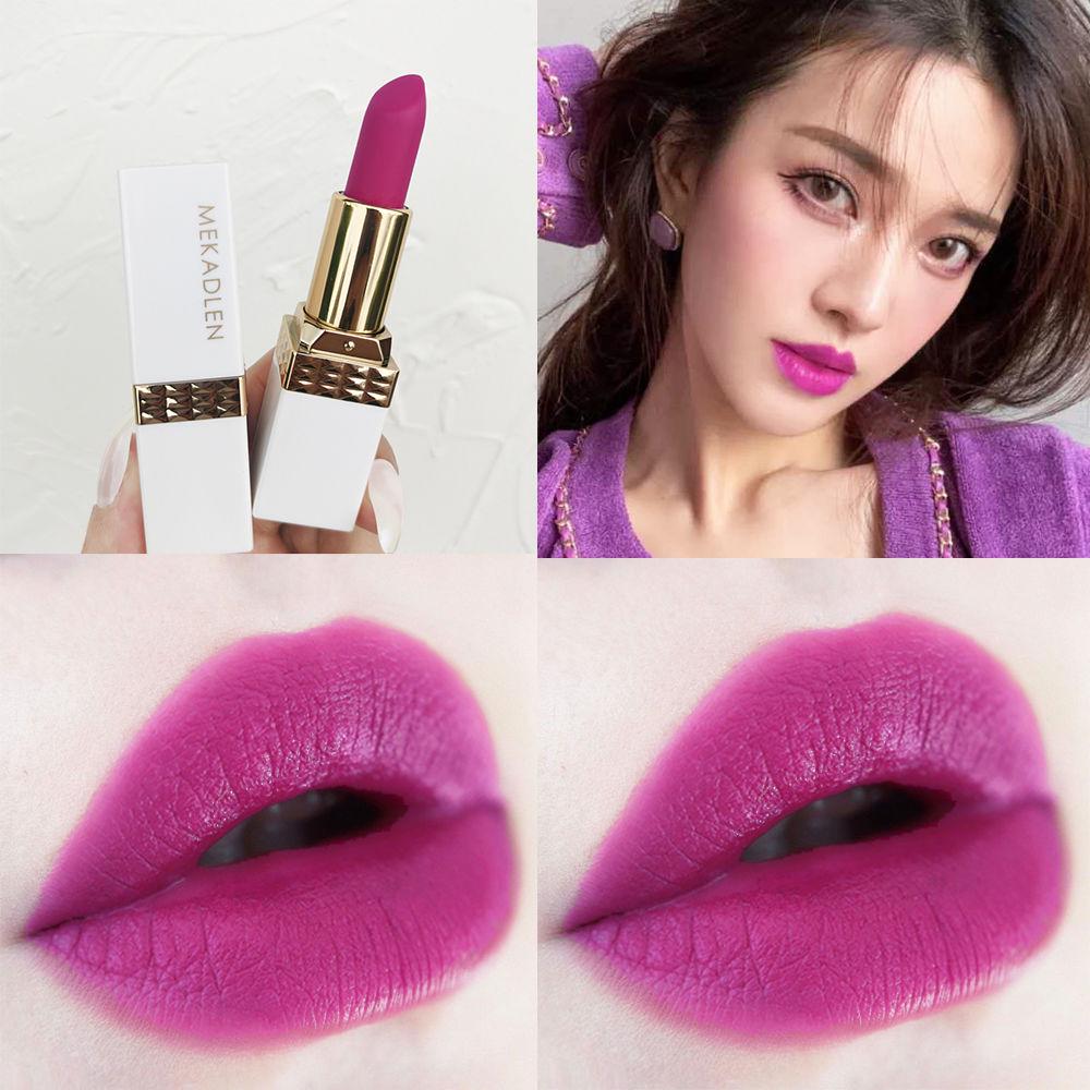 McCarthy Lun Matte Lipstick: Dragon Fruit, Plum, Grape, Lavender Shades