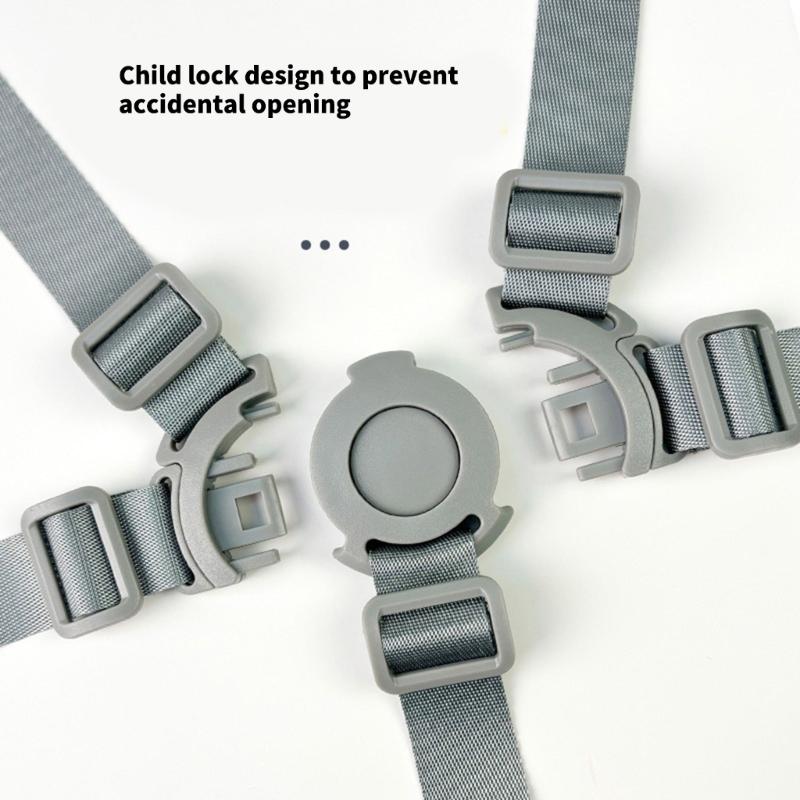 Easy To Use Baby Dining Seat Safety Strap Quick Released Buckle Simple Design for Parents Convenience Saving Time