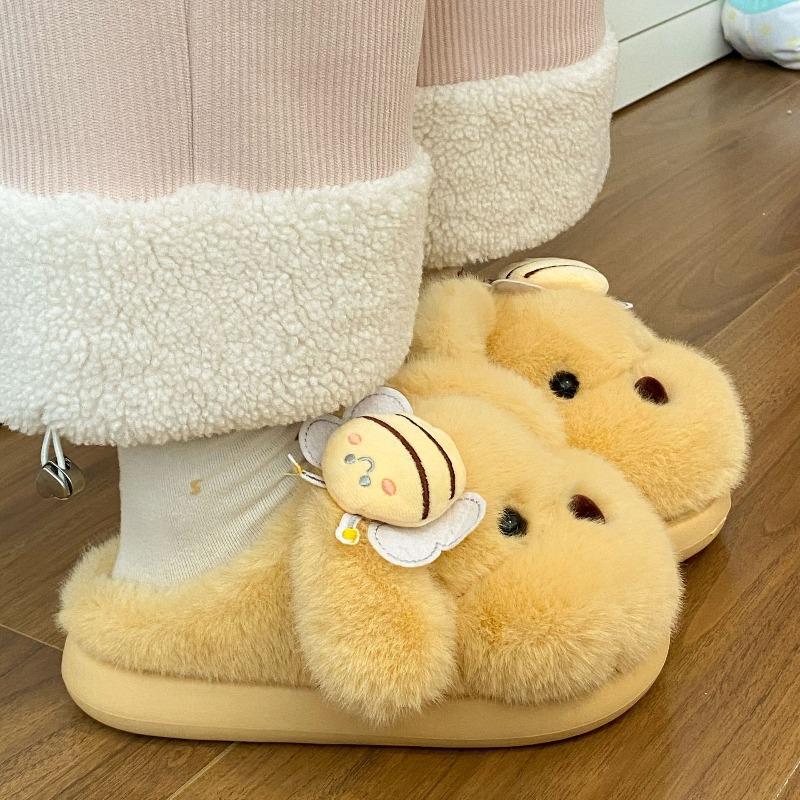 Милая женская обувь: Новые универсальные хлопковые шлепанцы на толстой подошве 36-37 жёлтый