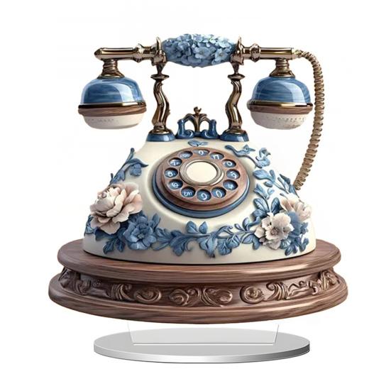 2D Acrylic Animal Table Sign Horse Cat Peacock Elephant Castle Moon House Ornament Home