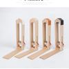 Sheng Yi Chuang Hand-Stitched Leather Clamp: Medium Beech Wood Auxiliary Tool for Leather Sewing