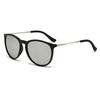 New Fashion Round Frame Sunglasses Men'S And Women'S Metal Toad Mirrors Retro Women'S Sun Glasses