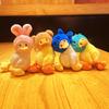 Cute Plush Keychain Women Doll Keychain Cartoon Lovely Duck Car Bag Accessory Cute Plush Boy Girl Couple Keyring Lover Pendant