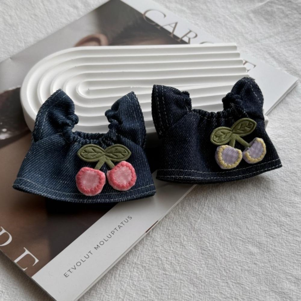 

Fashion Doll Dress Up Clothes Strawberries Kawaii Mini Doll Skirt Cute Doll Jeans Dress Plush Toys style 3