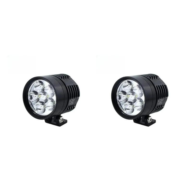 1pcs Motorcycle Light L6X Motorcycle LED Headlight Waterproof 6LED Driving Spotlight Front Fog Light Auto Parts 2026 New