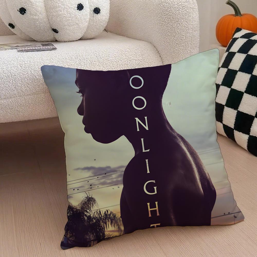 

Casual Modern MMoonlight icon Cushion Cover Linen Pillow Case Soft Breathable Protective Couch Room Decoration 30x30cm
