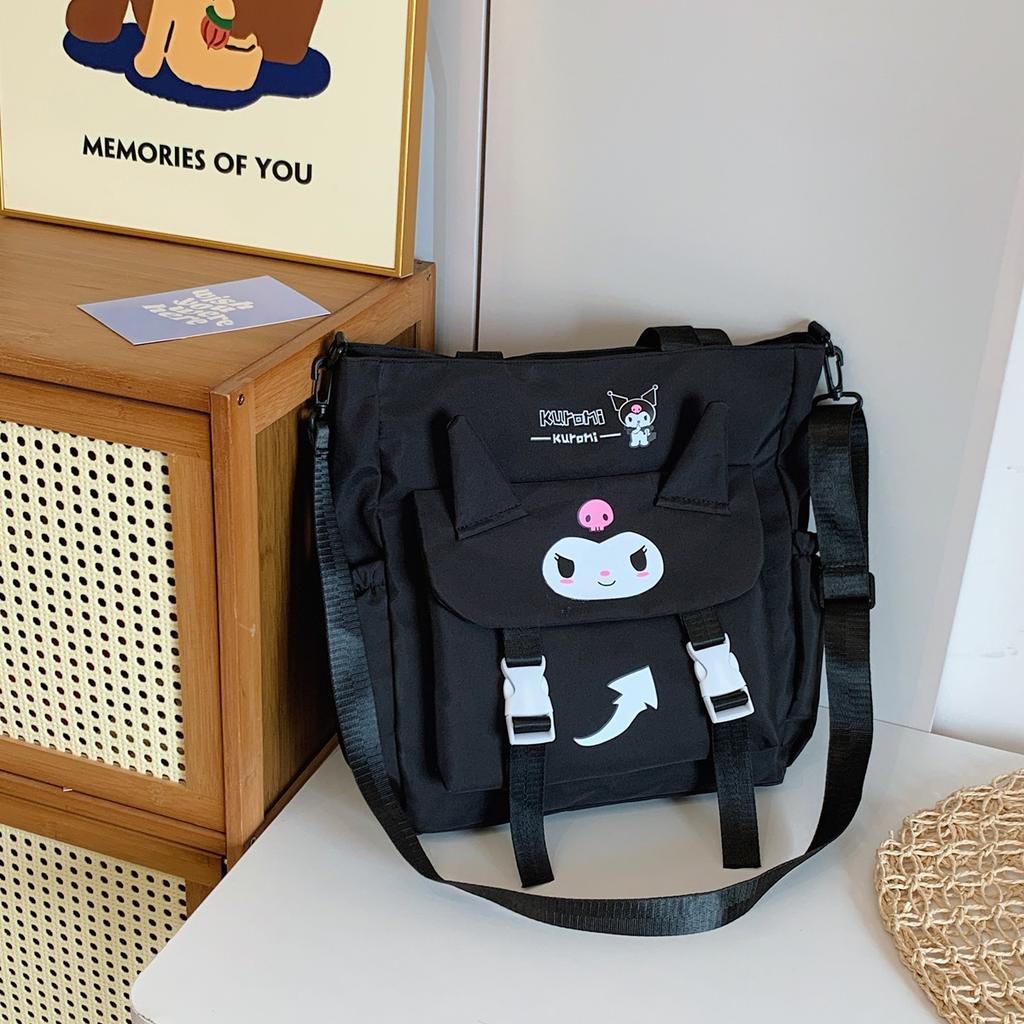 2025 new college style women's bag, student crossbody large-capacity class bag, light tutoring bag, shoulder handbag