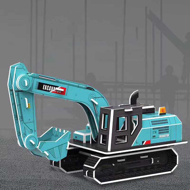 Children's Paper Puzzle 3D Model Craft House DIY Early Education And Educational Toy Assembly