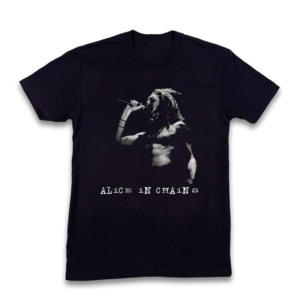 

Футболка Layne Staley Alice In Chains Стиль гранж Футболка для фанатов Унисекс XXXXL