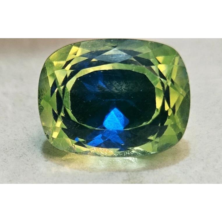 Cushion Cut Natural Pitambari Sapphire 17+ Ct Fabulous Certified Loose Gemstone