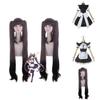 Nekopara Chocola Vanilla Cat Maid Dress Cosplay Costume Wig Breathable Exquisite Workmanship