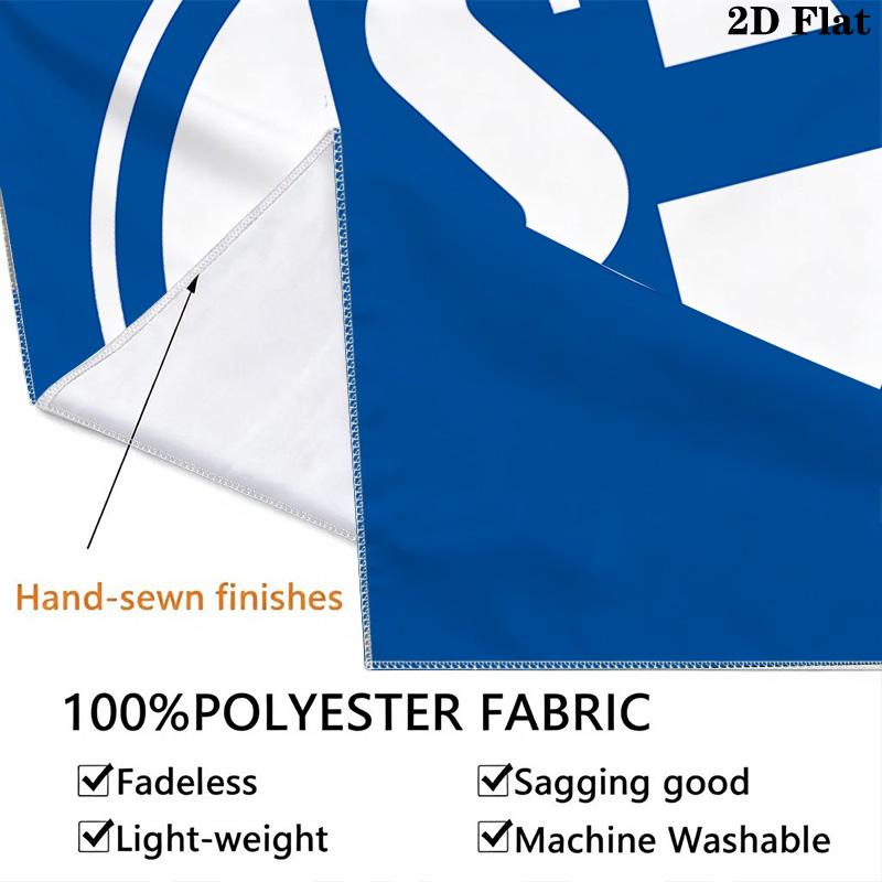 Fc Schalke Wall Tapestry Aesthetic Wall Hanging Printed Fabric Blanket Decorative Tapestries For Bedroom Living Room Home Decor