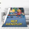 Hey Arnold Adventures Anime Drama Blanket Multi-size Soft Fuzzy Plush  Throw Blankets for Sofa Couch and Bed