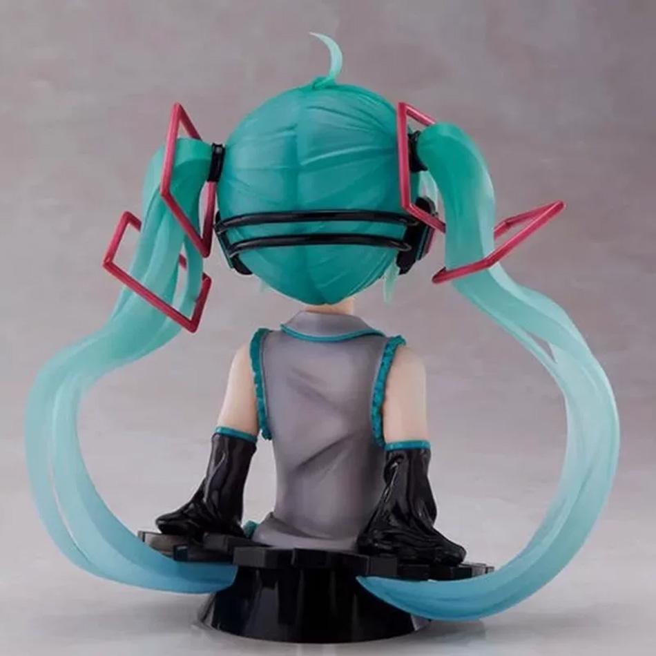 Original Genuine Hatsune Bust Figurine Hatsune Miku Merchandise Gashapon Doll Desktop Display Car Accessory Gift For Girlfriend