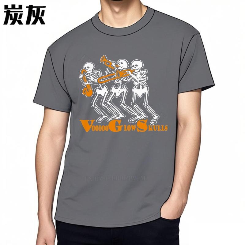 T Shirt Men Crew Neck Soft Cotton Teeshirt Voodoo Glow Skulls Design Adult Mens Tshirt Hiphop Quickdry Cheap Tshirt