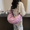 Trendy Fashiable Shoulder Bags Wrapped with Dyed Nyl Canvas Bag Large Capacity Single Shoulder Crossbody Hobos Bag