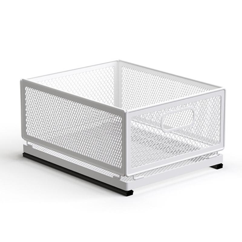 Многоцелевые выдвижные органайзеры для хранения в шкафу с ящиком, переносные полки для закусок, аксессуар для кухни и раковины M