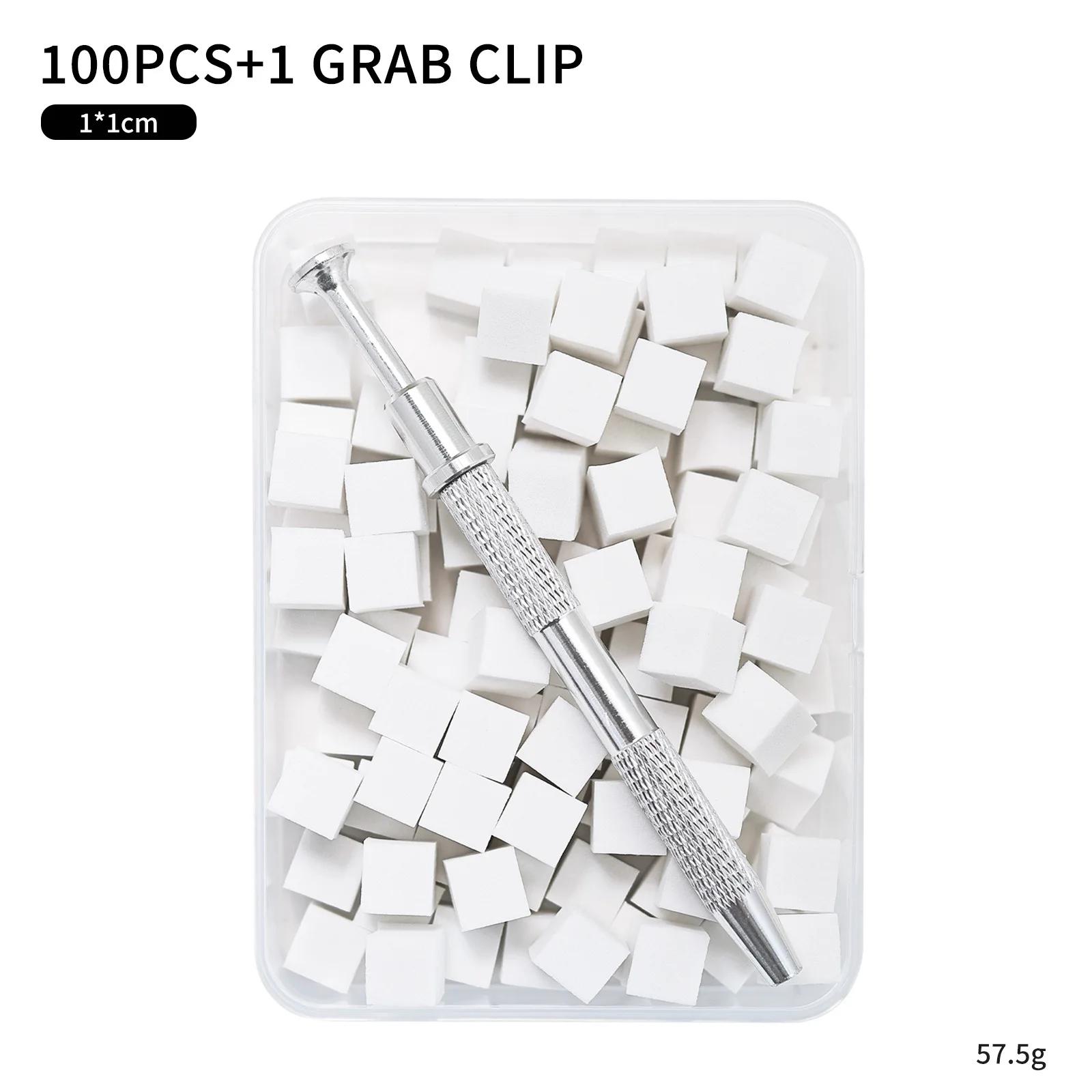 

Набор из 100 шт. квадратных спонжей для нейл-арта, кисти для градиентного маникюра, спонж для дизайна гель-лаком, ручка для захвата спонжа, принадлежности для дизайна ногтей и маникюра