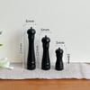 3Pcs Doll House Furniture Gift Dollhouse Alloy Cooking Pepper Grinding Bottle Miniature Mini Scene Model Doll Accessories
