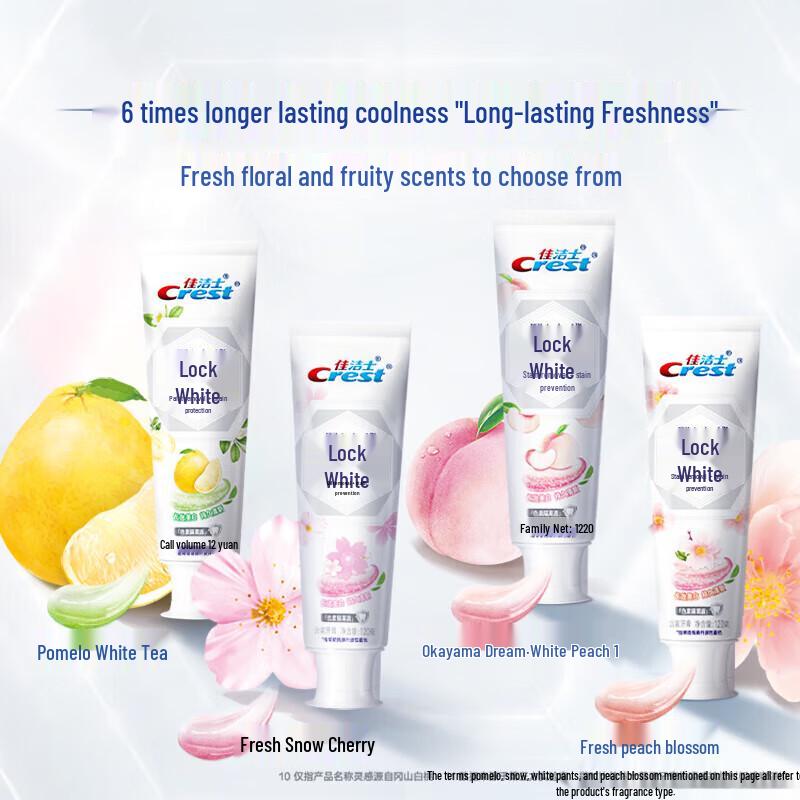 Crest Scented Whitening Toothpaste