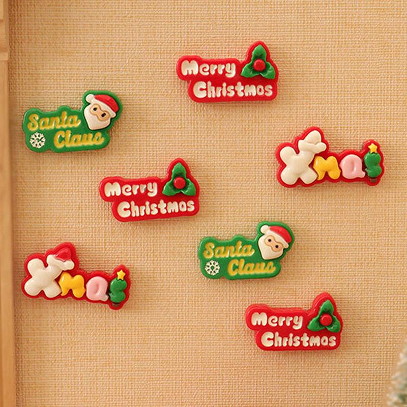 Vánoční figurky Ornament domeček pro panenky Domácí dekorace Jelen Santa Claus Sněhulák