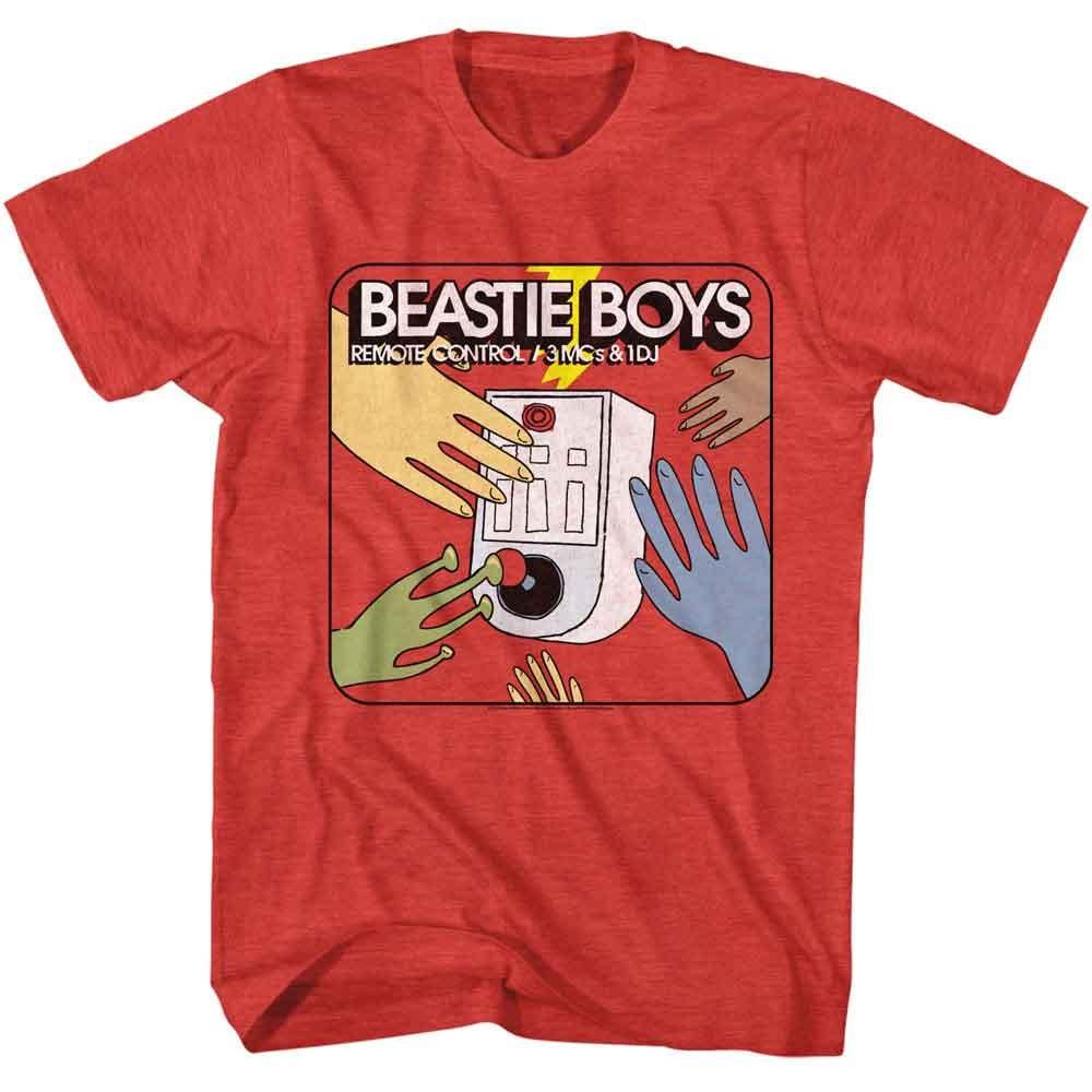 Beastie Boys Remote Control Red Heather Music Shirt