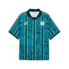 Manchester City King Retro All Over Print Striped Loose Fit T-Shirt Men Tops 785878-16
