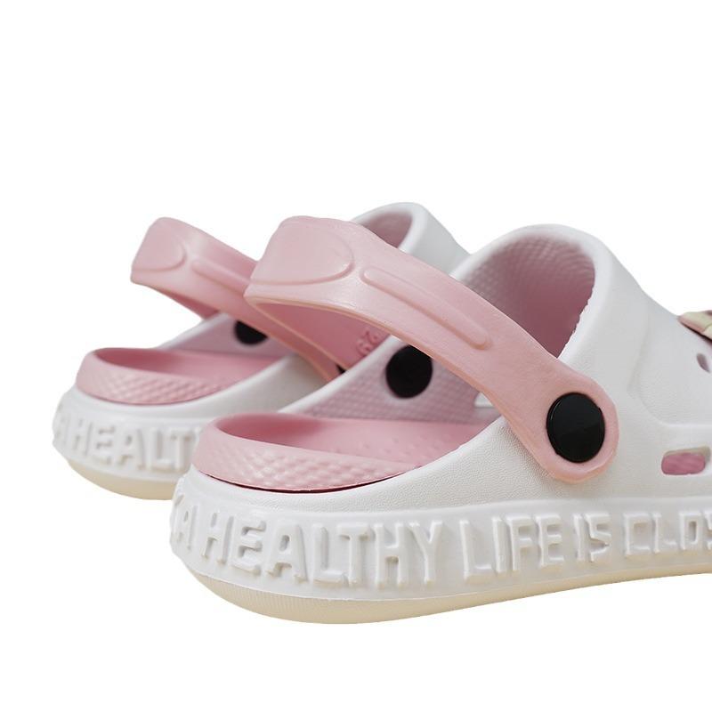 Cartoon Trendy Duck Summer Footwear Soft Nonslip Eva Clogs For Kids Of Ages All