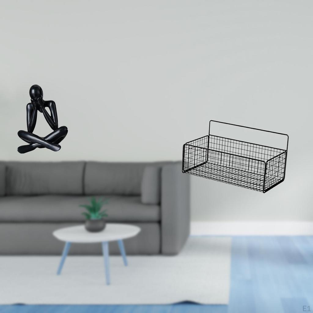 Modern Abstract Sculpture Ornament for Living Room Bookshelf Home Decor with Shelves Metal Wire