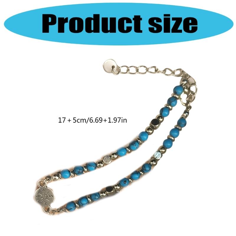 Adjustable Graduation Bracelet For Stone Bead Jewelry Gifts Set for College Friend Commemorative Keepsakes With Box