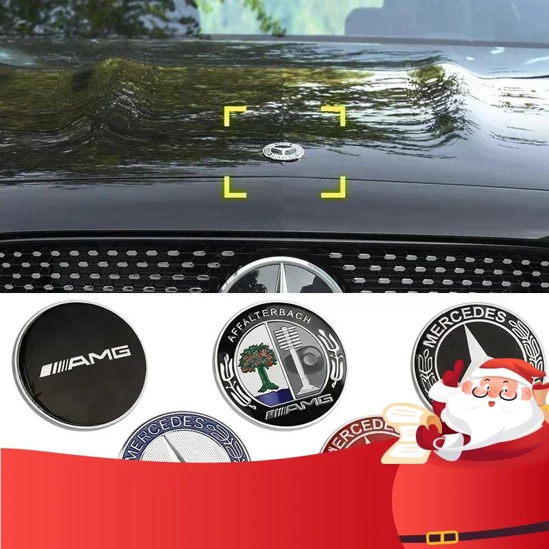 1pc Car Front Hood Emblem Auto Goods For Mercedes Benz W212 W213 W205 W177 V177 W247 W176 CES CLS CLA CLK CLG GLS X253 W166 AQ1