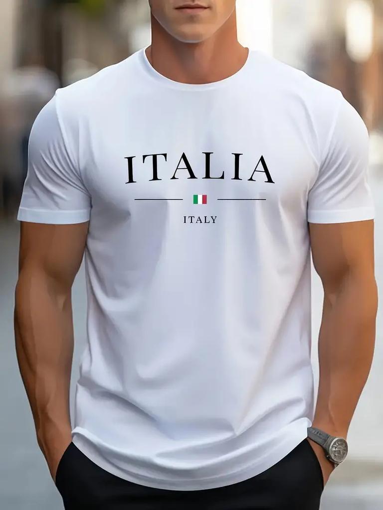 Unisexs Simple Letter Printed Tshirt Summer Daily Casual Round Neck Short Sleeve Loose Comfortable Fashion Simple Short Sleeve