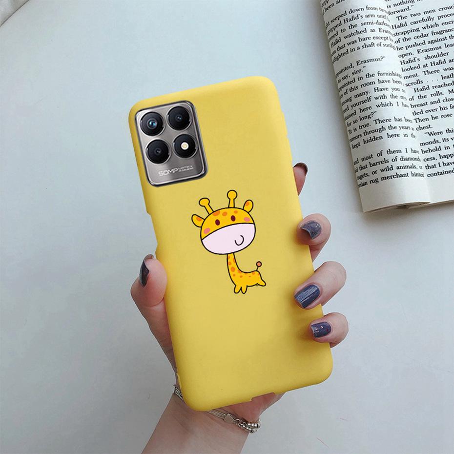 For Realme Narzo 50 Case RMX3286 Cute Painted Soft Silicone Back Cover for OPPO Realme Narzo 50 Phone Case Bumper Narzo50 Coque