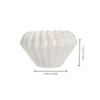 50 Stück Pour Over Kaffeefilterpapiere 50 Blatt;  Passend für B75 Kaffeefilter & 1-2 Tassen Wave Dripper Kaffeefilterpapier