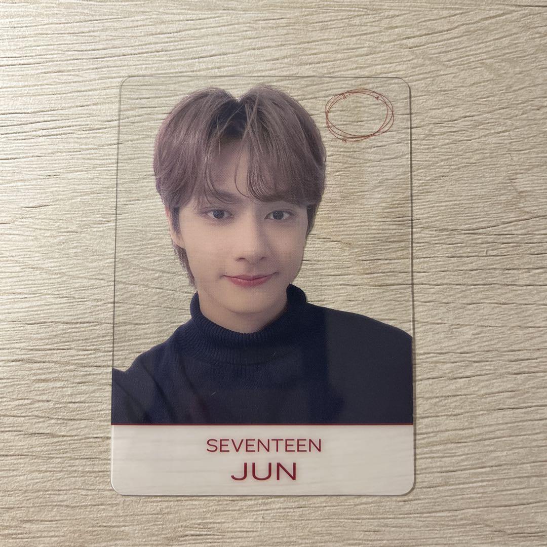 

[USED] SEVENTEEN Jun 24h hmv clear trading card