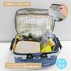 At First Foldable Soft Cooler with Cooler Leisure Large Blue AF6128 Bag, Insulated, Handle, Bag, Basket, Bag, Capacity,