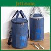 Moderne minimalistische runde Lunchtasche mit verdickter Aluminiumfolie für wasserdichten Lebensmitteltransport