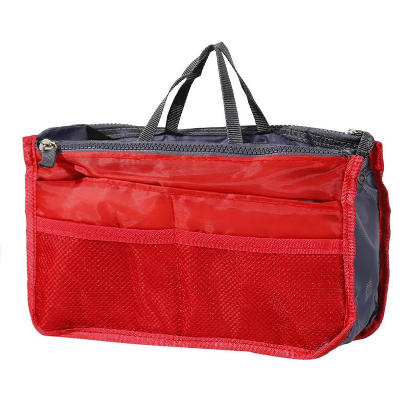 Multi Pockets Toiletry Bags for Women Men Travel Essentials Makeup Bag Solid Color Cosmetic Makeup Organizer Bag