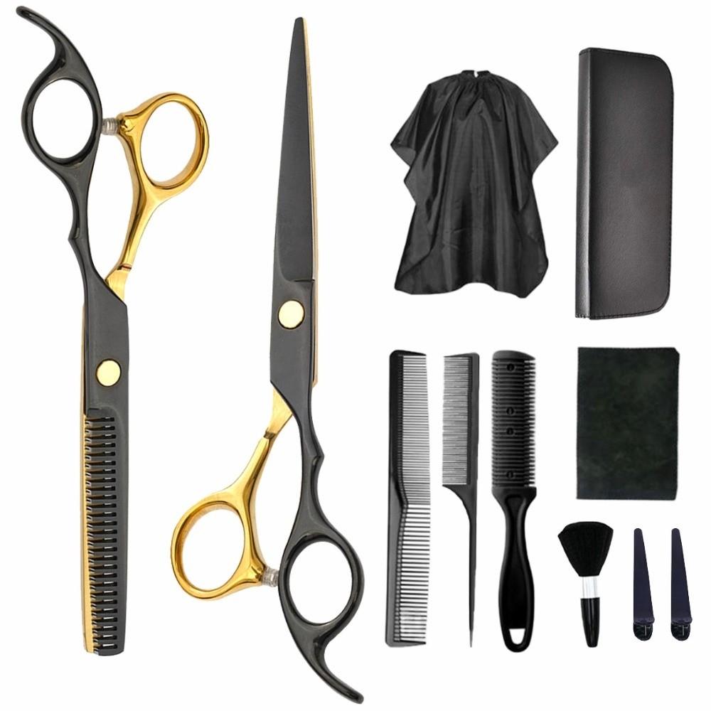 Silent Hair Thinning Shears Anti-jam Haircutting Tool Set Hair Cutting Kit Salon-grade