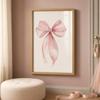 Nursery Wall Art, Nordic Cute Pink Ballet Girl Canvas Painting | Baby Poster for Toddler Kids Room Wall Decor