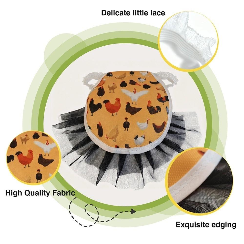 Verstellbare Hühnerschürze Waschbar Wasserdicht Geflügel Rückenschutz Atmungsaktiv Federnschutz Geflügelzubehör