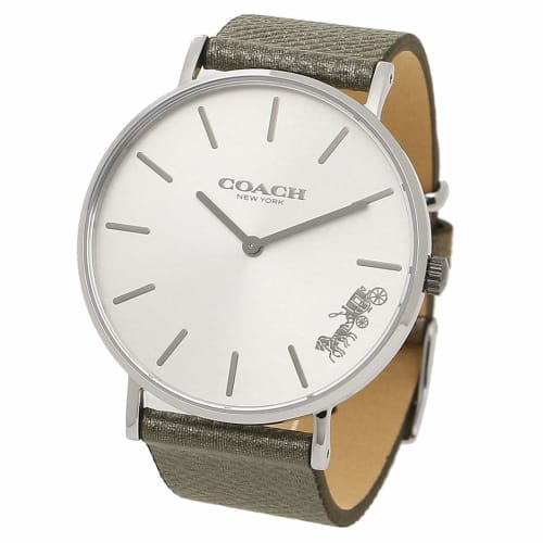Coach Women's Perry 36mm Quartz Watch, COACH (5)14503155, Gray/Silver