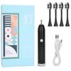 Rechargeable Electric Toothbrush Powerful Adult Portable Sonic Teeth Cleaning ToothbrushBlack